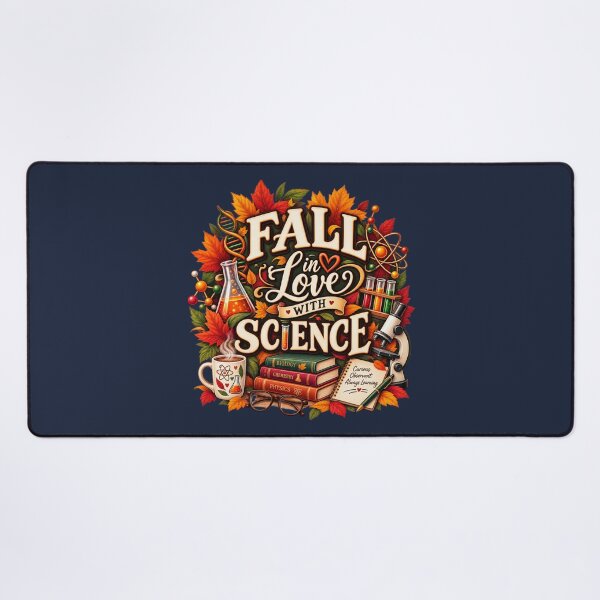 Item preview, Fall in Love With Science – Autumn Science Teacher Design designed and sold by astersgraphics.