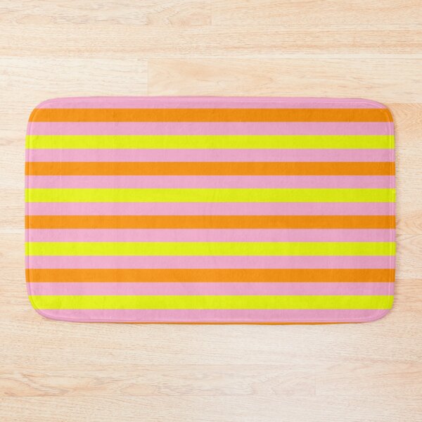 Item preview, Orange And Yellow Stripes Design Pink  designed and sold by PatternTitan.