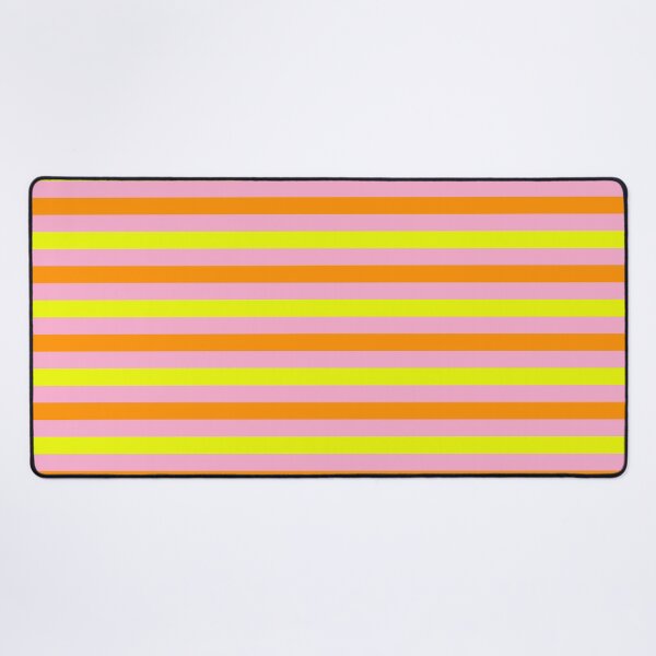 Item preview, Orange And Yellow Stripes Design Pink  designed and sold by PatternTitan.