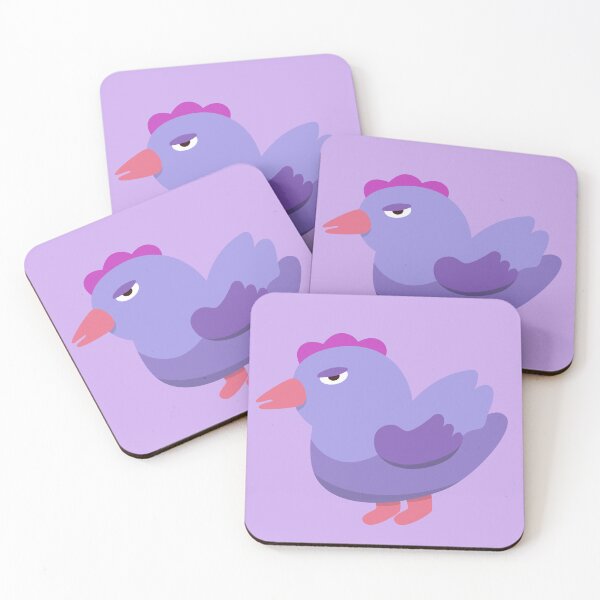 Item preview, Cozy purple fat chicken  designed and sold by Iridianwilds.