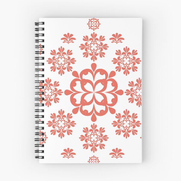 Item preview, Terracotta Red Floral Mandala Pattern Vector Background designed and sold by Ei-Ei.