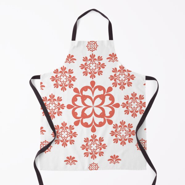 Item preview, Terracotta Red Floral Mandala Pattern Vector Background designed and sold by Ei-Ei.