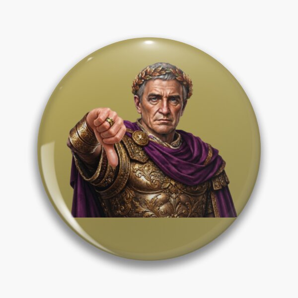 Item preview, Roman Emperor Thumbs Down-Classic Historical Judgment designed and sold by Northern Glow Art.