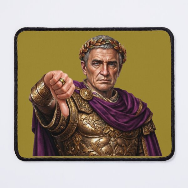 Item preview, Roman Emperor Thumbs Down-Classic Historical Judgment designed and sold by Northern Glow Art.