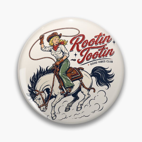 Artikelvorschau, Vintage Cowgirl Rootin Tootin Good Vibes entworfen und verkauft von legendaryskins.