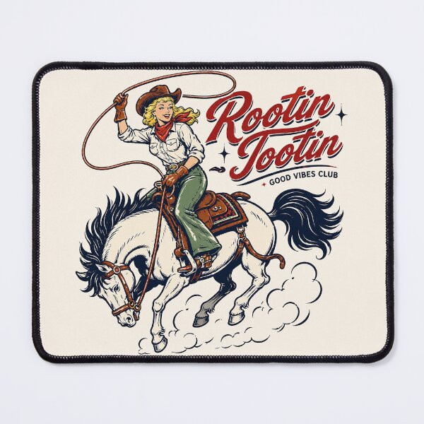 Item preview, Vintage Cowgirl Rootin Tootin Good Vibes designed and sold by legendaryskins.