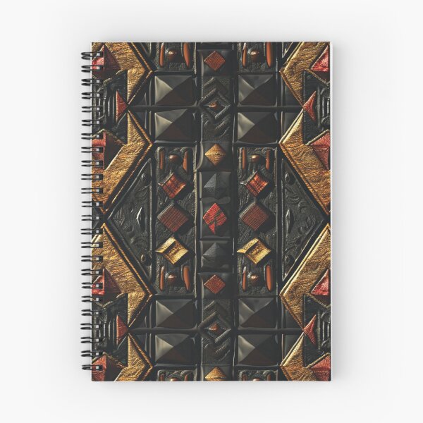 Item preview, African-Inspired Golden, Red And Black Luxurious Pattern designed and sold by DEC02.