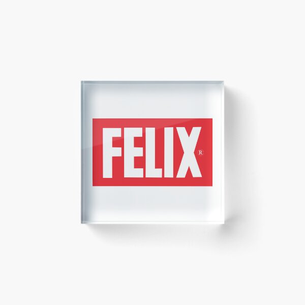 Item preview, Felix Bold White Red Block Typography Logo designed and sold by shiharl.