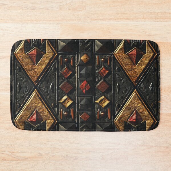 Item preview, African-Inspired Golden, Red And Black Luxurious Pattern designed and sold by DEC02.