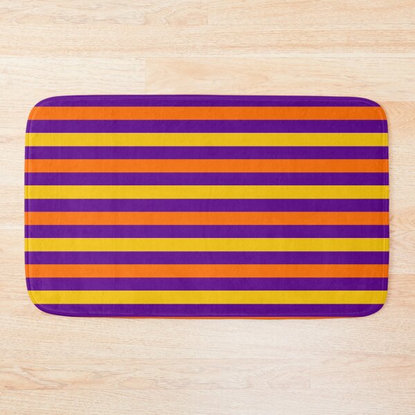 Item preview, Orange And Yellow Stripes Design Purple  designed and sold by PatternTitan.