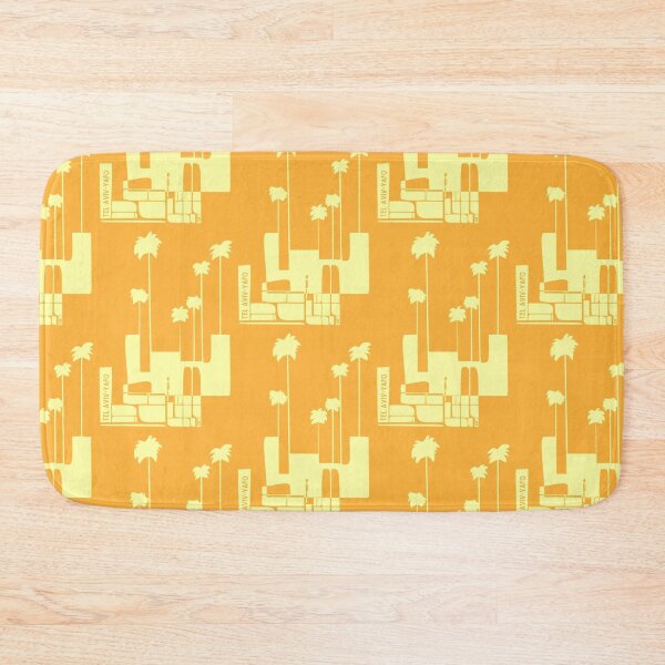 Item preview, Rosh Hashana Gift - Tel Aviv Tayelet Yellow Sunrise designed and sold by French Papyrus Studio.