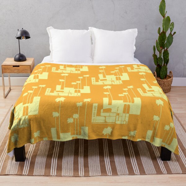 Item preview, Rosh Hashana Gift - Tel Aviv Tayelet Yellow Sunrise designed and sold by French Papyrus Studio.