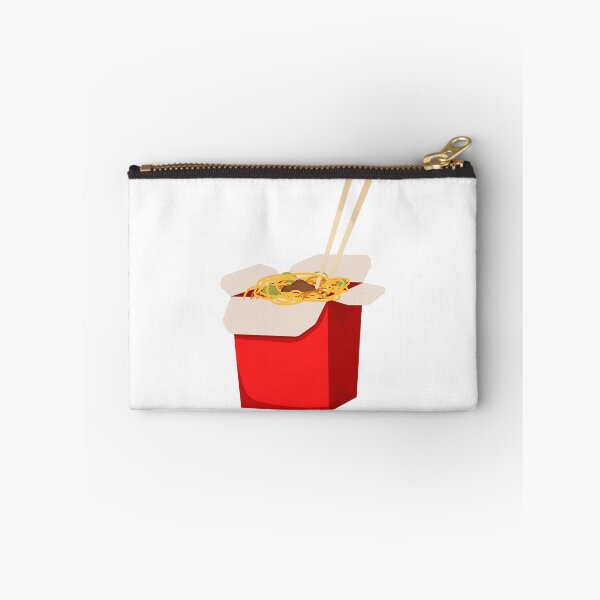 Item preview, Chinese Noodles in Red Takeout Box with Chopsticks – Cutout designed and sold by EmeraldeaArt.