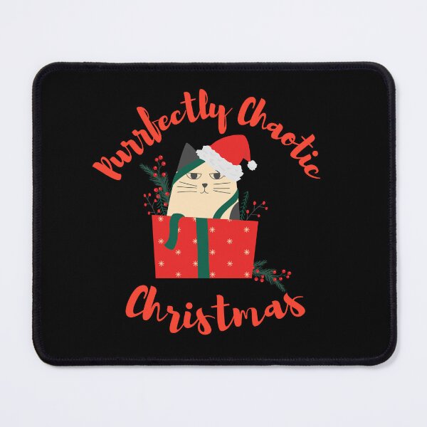 Item preview, Funny Christmas Cat Holiday Cat Lover Humor Gift - Purrfectly Chaotic Christmas designed and sold by Artycom.
