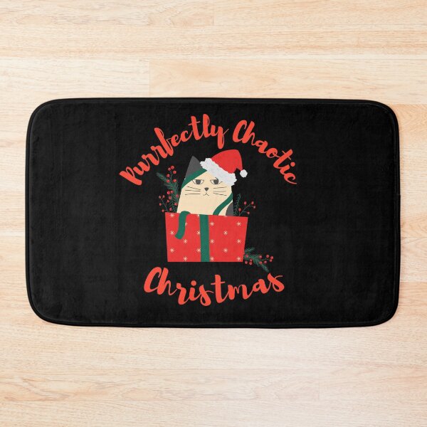 Item preview, Funny Christmas Cat Holiday Cat Lover Humor Gift - Purrfectly Chaotic Christmas designed and sold by Artycom.
