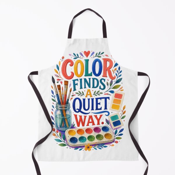 Item preview, Color Finds A Quiet Way Watercolor Painting designed and sold by CheerfulNest.