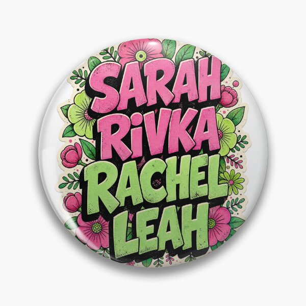 Item preview, Jewish Foremothers: Sarah Rivka Rachel Leah designed and sold by Amber Dove Studio.
