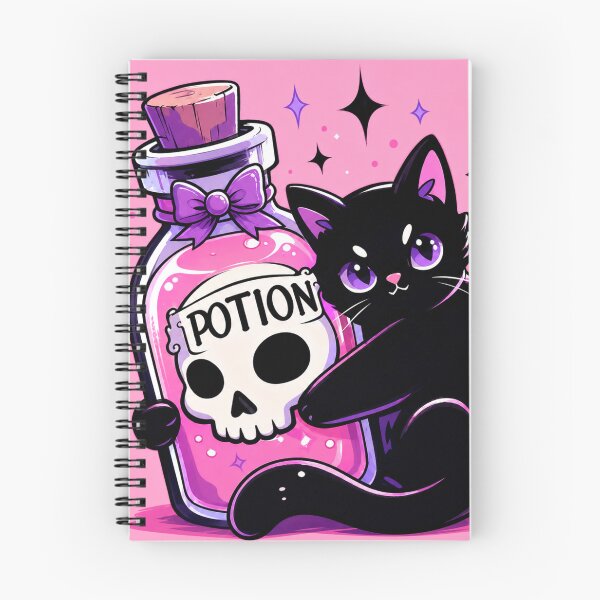 Item preview, Black Cat Potion | Cute Witchy Cat Magic Kawaii Halloween Aesthetic designed and sold by AbstractAuraArt.