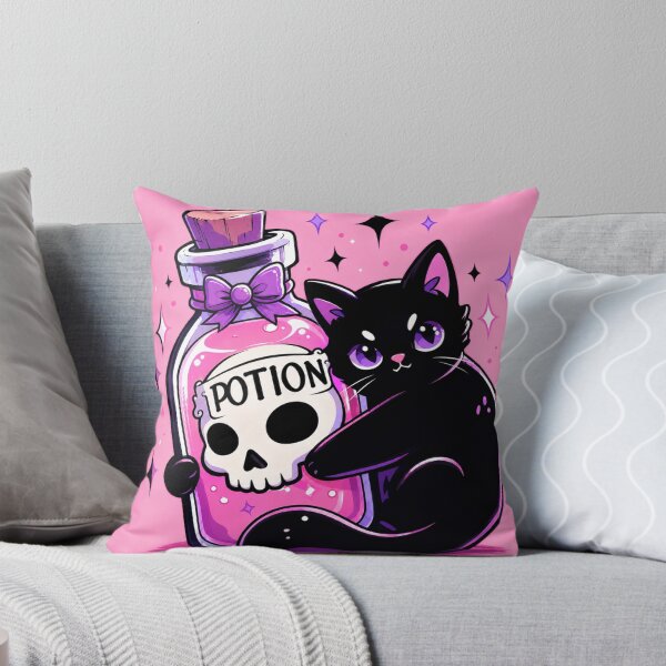 Item preview, Black Cat Potion | Cute Witchy Cat Magic Kawaii Halloween Aesthetic designed and sold by AbstractAuraArt.