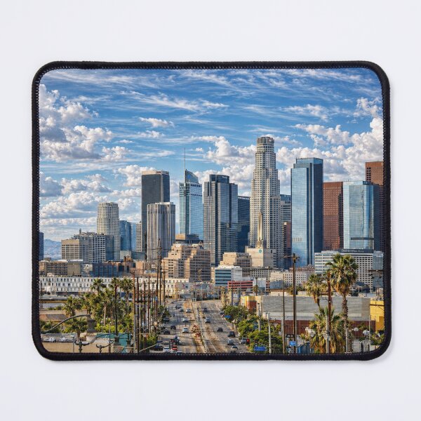 Item preview, Downtown Los Angeles Skyline Under Dramatic California Skies designed and sold by Kimberly Palmer.