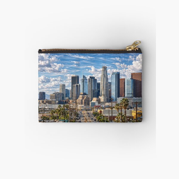 Item preview, Downtown Los Angeles Skyline Under Dramatic California Skies designed and sold by Kimberly Palmer.