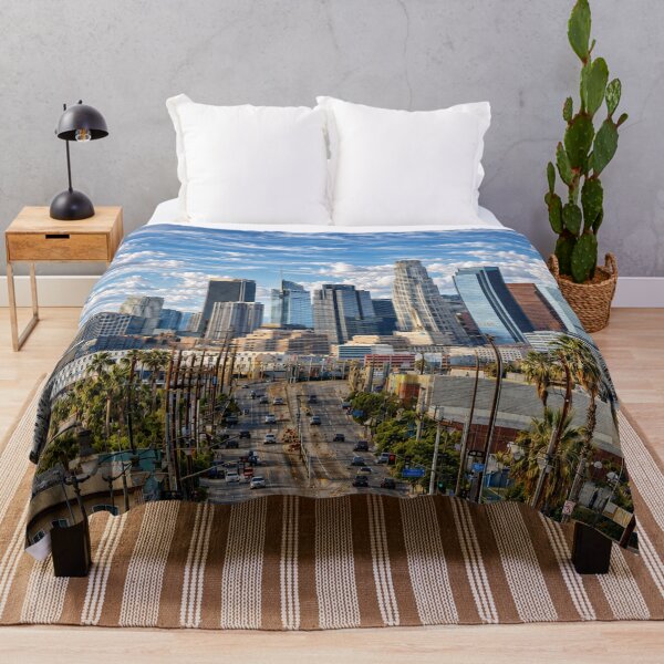 Item preview, Downtown Los Angeles Skyline Under Dramatic California Skies designed and sold by Kimberly Palmer.