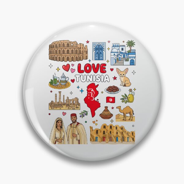 Item preview, Love Tunisia Cultural Icons, El Jem & Mediterranean Art أحب تونس - توثيق فني لأبرز المعالم والتراث التونسي designed and sold by mashmosh.
