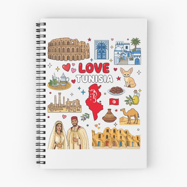 Item preview, Love Tunisia Cultural Icons, El Jem & Mediterranean Art أحب تونس - توثيق فني لأبرز المعالم والتراث التونسي designed and sold by mashmosh.