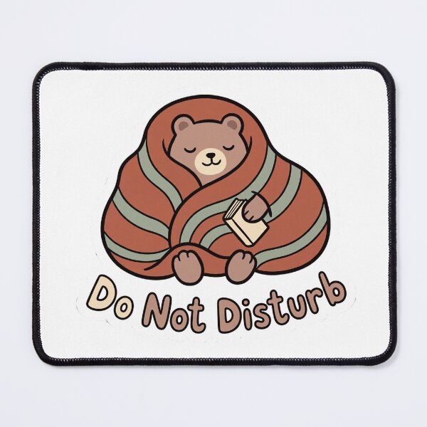 Item preview, Cozy Blanket Burrito Bear Reading Sticker designed and sold by CozyCore101.