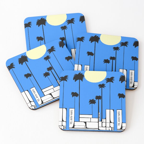Item preview, Rosh Hashana Gift - Tel Aviv Tayelet Blue Sky designed and sold by French Papyrus Studio.
