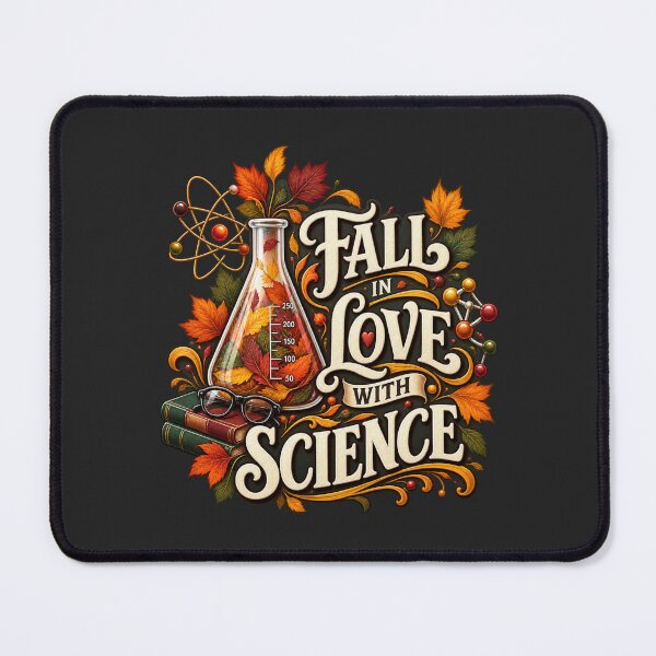 Item preview, Fall in Love With Science – Autumn STEM Teacher Design designed and sold by astersgraphics.