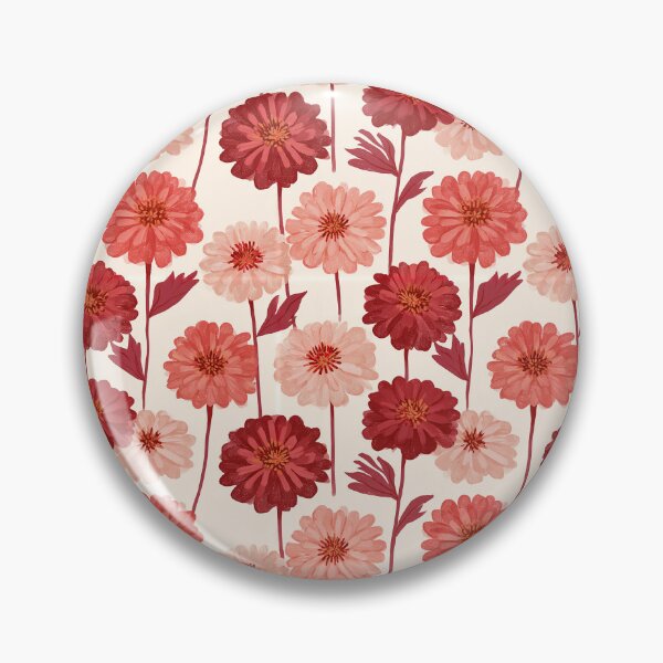 Item preview, Classic Zinnia Floral  - Birthday Flower Pattern - Holiday Gift Sets designed and sold by RoyalStarsPatts.