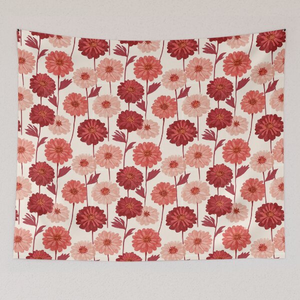 Item preview, Classic Zinnia Floral  - Birthday Flower Pattern - Holiday Gift Sets designed and sold by RoyalStarsPatts.