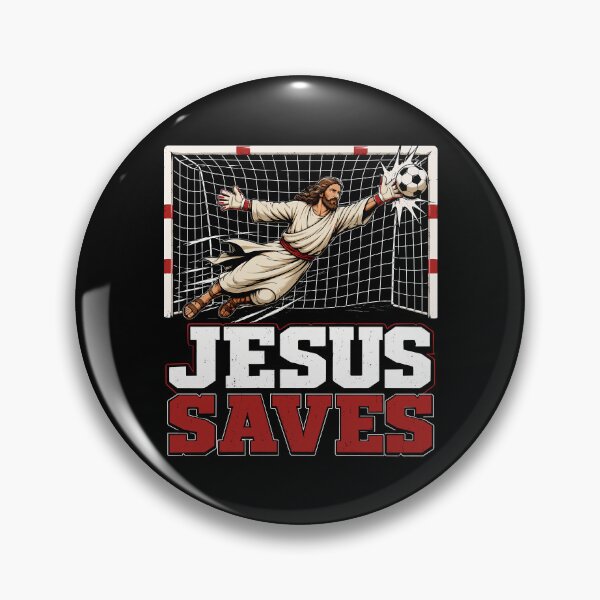 Item preview, Jesus Saves Funny Jesus Football Humor designed and sold by gordonbwyashop.