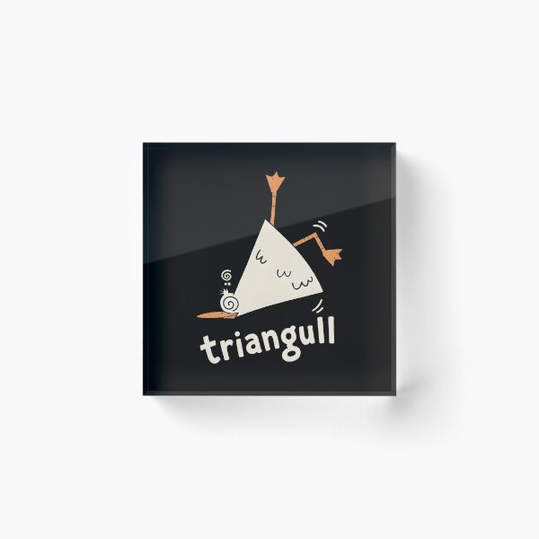 Item preview, Triangull Funny Seagull Triangle Pun designed and sold by camronrufuh.