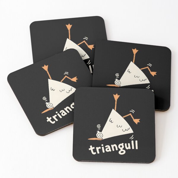 Item preview, Triangull Funny Seagull Triangle Pun designed and sold by camronrufuh.