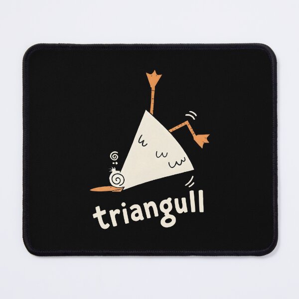 Item preview, Triangull Funny Seagull Triangle Pun designed and sold by camronrufuh.