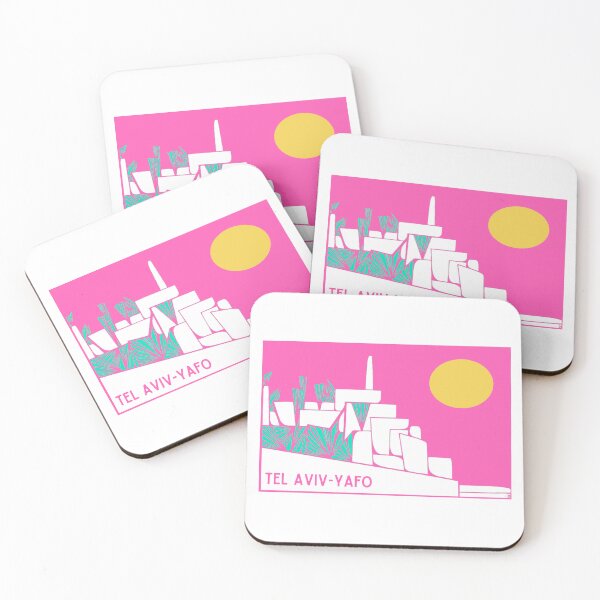 Item preview, Rosh Hashana Gift -Postcard from Yafo Pink White designed and sold by French Papyrus Studio.