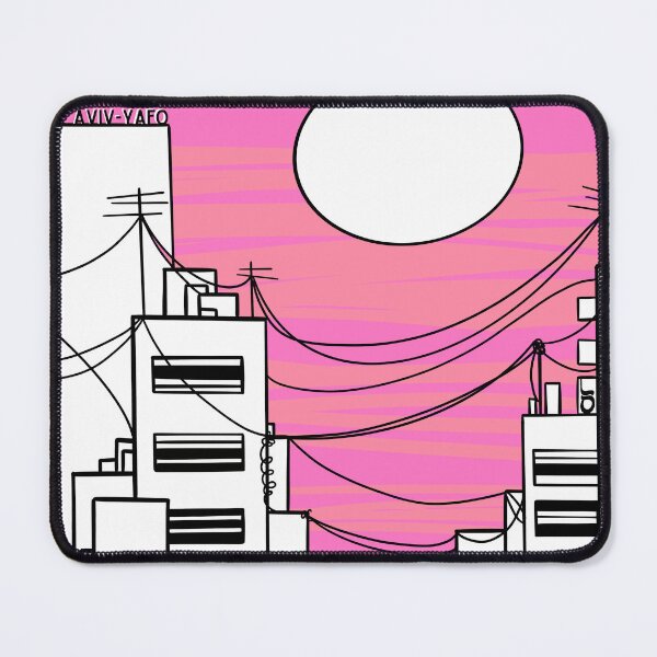 Item preview, Rosh Hashana Gift -Postcard from Tel Aviv Pink Sunset designed and sold by French Papyrus Studio.