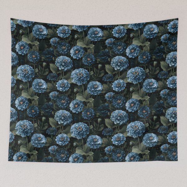 Item preview, Flourishing Zinnia Texture  - Botanical Garden Pattern - Housewarming Gift Ideas designed and sold by RoyalStarsPatts.
