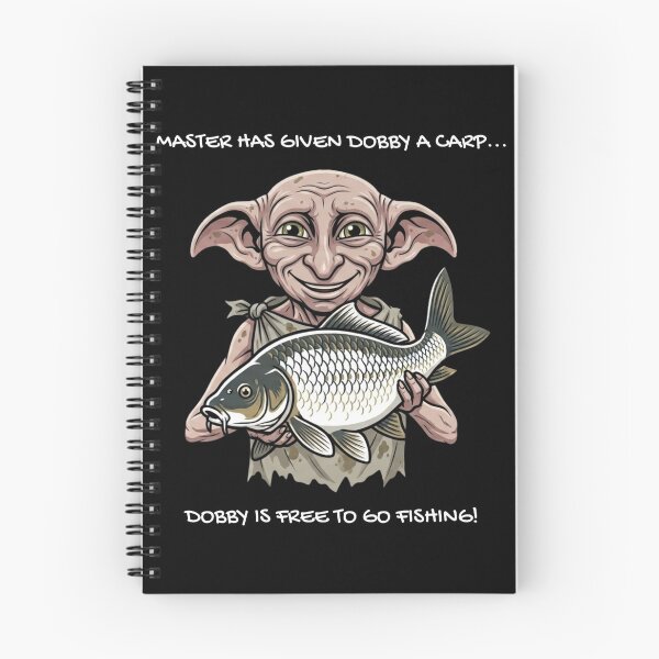Item preview, Master Has Given Dobby A Carp - Funny Wizard Fishing Parody designed and sold by GeekAnglerStore.