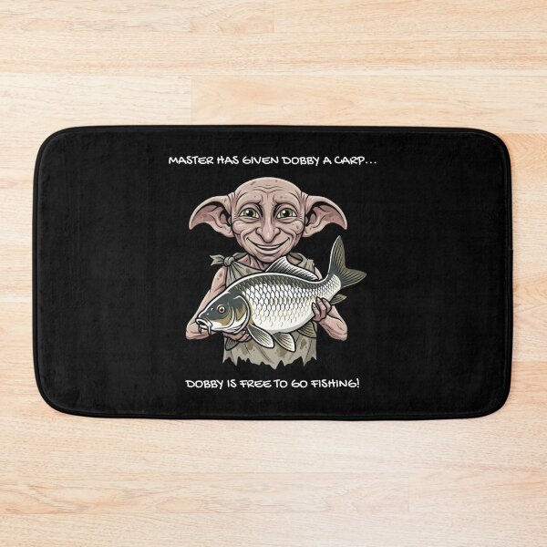 Item preview, Master Has Given Dobby A Carp - Funny Wizard Fishing Parody designed and sold by GeekAnglerStore.