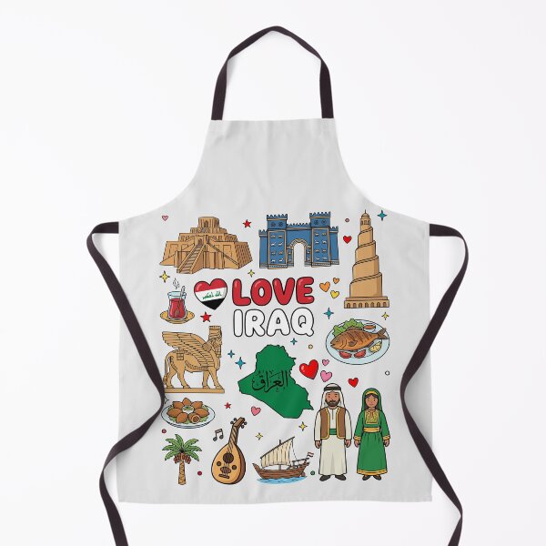 Item preview, Love Iraq Cultural Icons, Ishtar Gate & Ziggurat Art أحب العراق - توثيق فني لأبرز المعالم والتراث العراقي الأصيل designed and sold by mashmosh.
