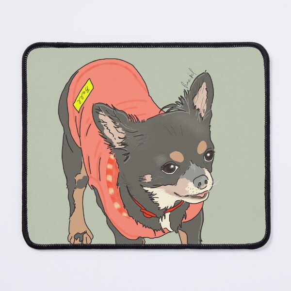 Item preview, Cute Chihuahua Bell in Orenge Sweater designed and sold by hanielmeowtrait.