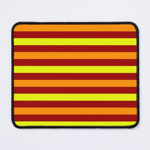 Item preview, Orange And Yellow Stripes Design Red designed and sold by PatternTitan.