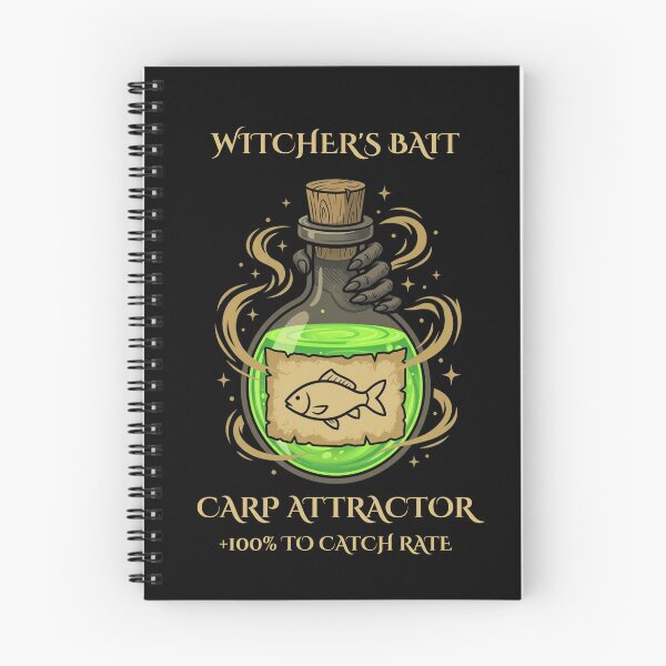 Item preview, Witcher Bait Carp Attractor Funny Gaming Fishing Parody designed and sold by GeekAnglerStore.