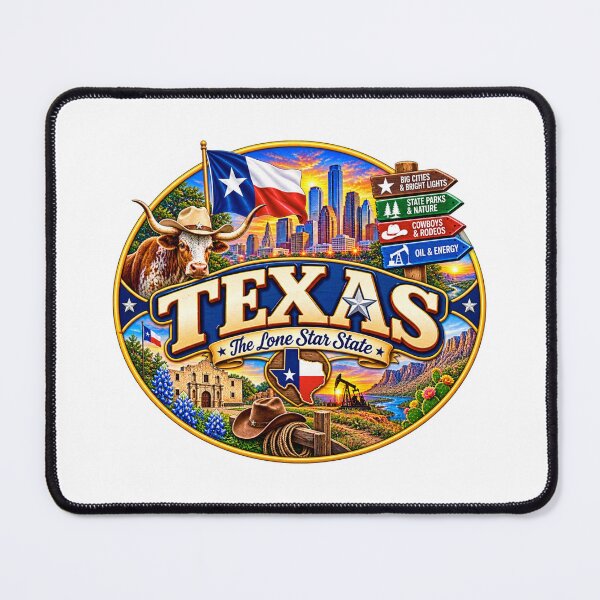 Item preview, Texas Lone Star State Vintage Travel Design designed and sold by Awarrie.