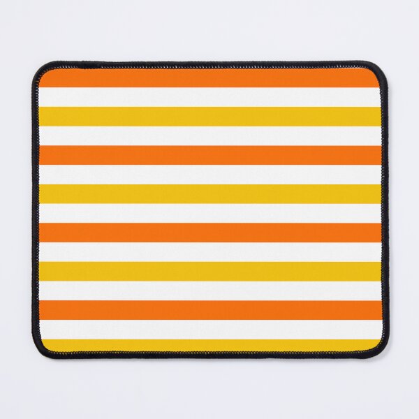 Item preview, Orange And Yellow Stripes Design White  designed and sold by PatternTitan.