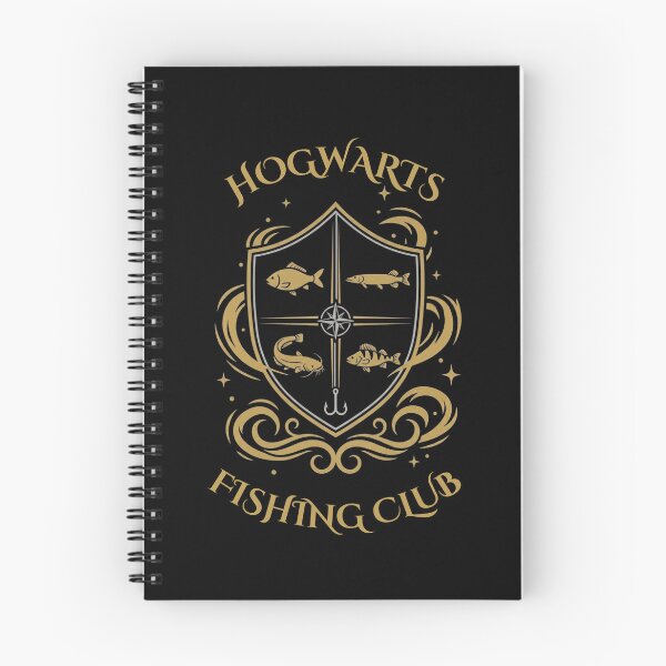Item preview, Hogwarts Fishing Club School Crest Parody - Funny Wizard designed and sold by GeekAnglerStore.