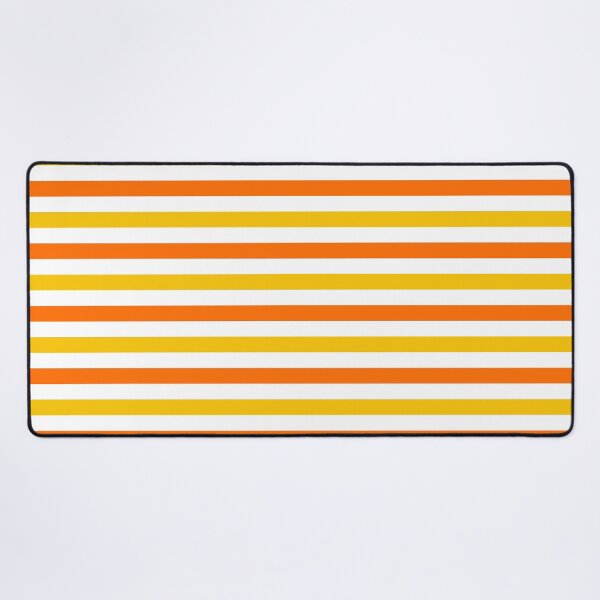 Item preview, Orange And Yellow Stripes Design White  designed and sold by PatternTitan.